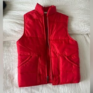 Vintage Red Puffer Vest